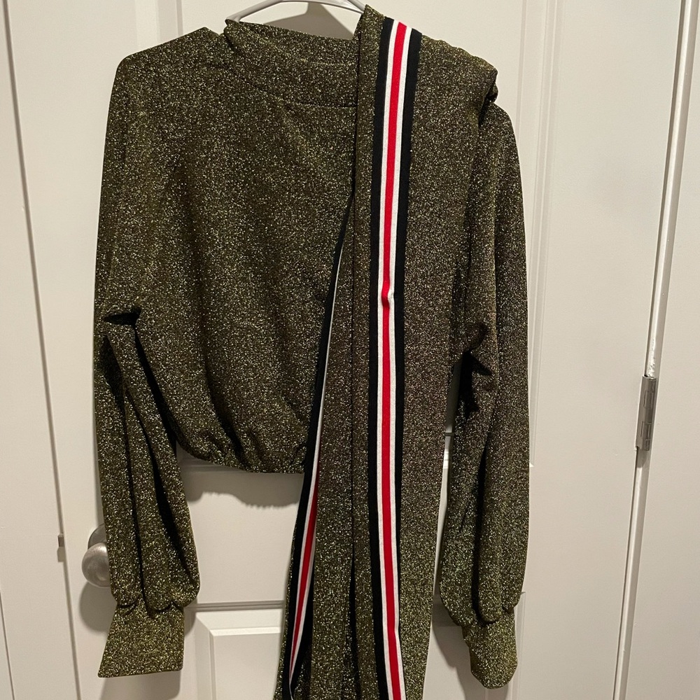 Formal Stripe Two Piece Set